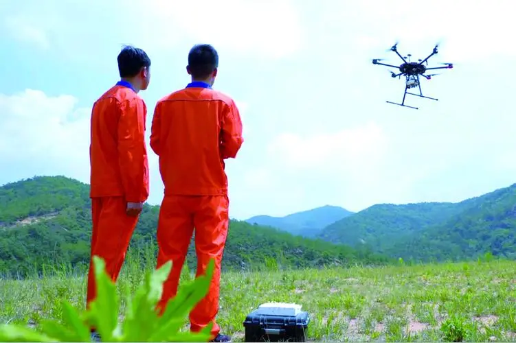 横山无人机倾斜摄影巡检拍摄